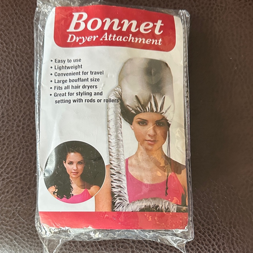Silver Bonnet Hair Dryer Attachment